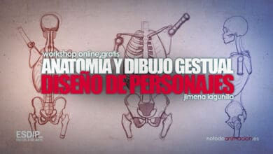 anatomía dibujo gestual diseño de personajes
