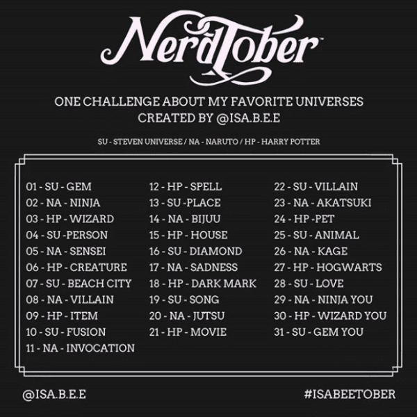 lista alternativa inktober 2016