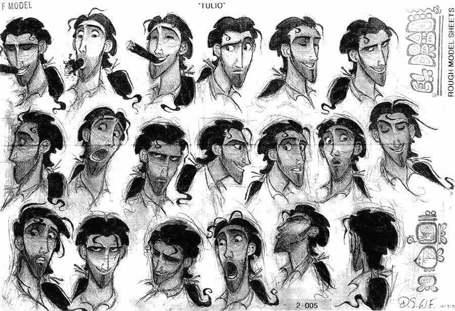 model sheet
